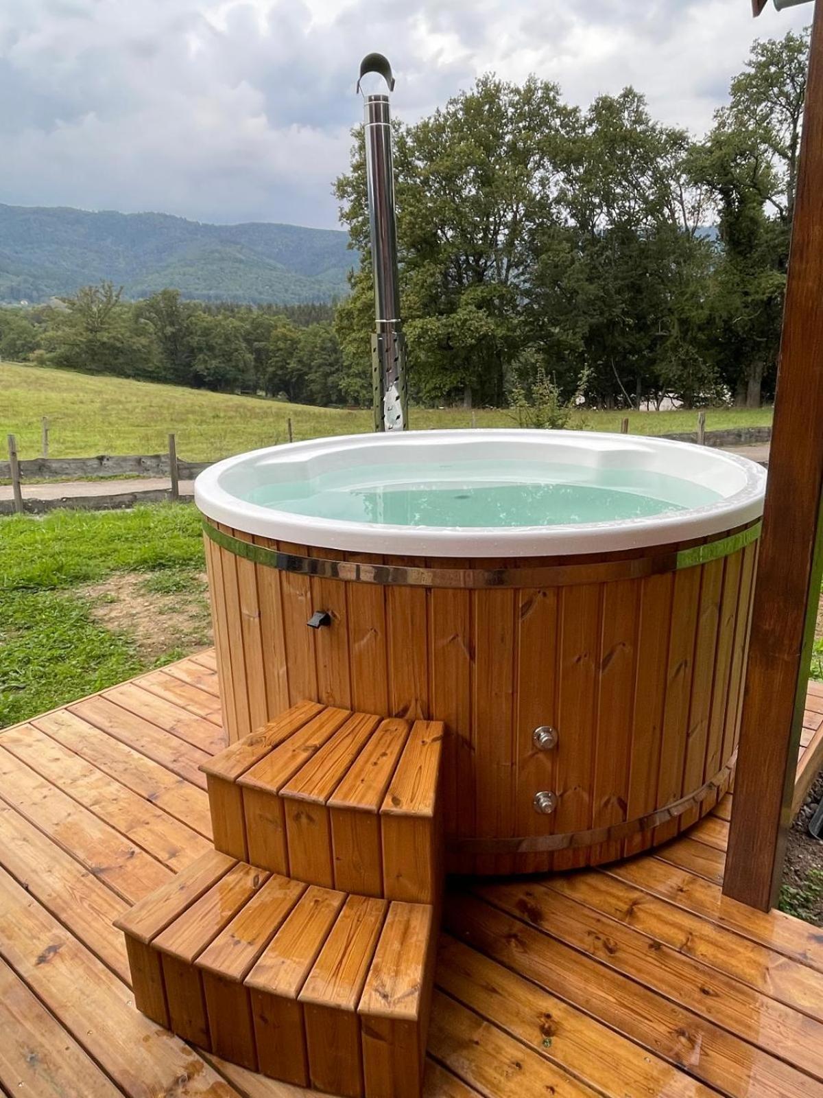 Villa Domaine La Clairiere Et Bain Nordique à Soultzmatt Extérieur photo